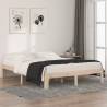 Bed Frame Solid Wood Pine 140x190 cm Colour natural Size 140 x 190 cm 