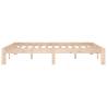 Solid Wood Pine Bed Frame 140x190 cm - Modern & Sturdy