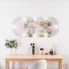 Wall Mirror with LED Lights 40x90 cm Glass Oval Size 40 x 90 cm Quantity in Package 1 Model with led Shape oval 