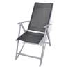 Folding Garden Chairs Set - 4 pcs Aluminium | HipoMarket UK