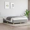 Bed Frame Light Grey 135x190 cm Double Fabric Colour light grey Size 4ft6 double Height 35 cm 