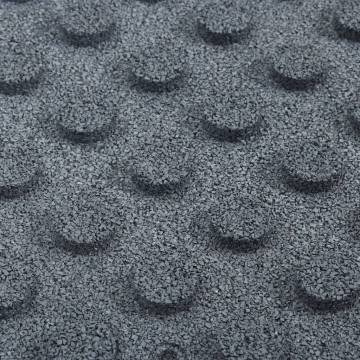 Fall Protection Rubber Tiles - 24 pcs (50x50x3 cm) Grey