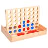 4 in a Row Game - Solid Wood Strategy Game | Hipo Market