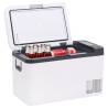 Cool Box with Handle - 18L Black & White - Portable & Efficient