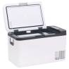 Cool Box with Handle - 18L Black & White - Portable & Efficient