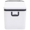 Cool Box with Handle - 18L Black & White - Portable & Efficient