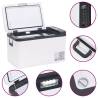 Cool Box with Handle - 18L Black & White - Portable & Efficient