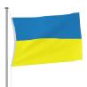 Ukraine Flag with Brass Grommets 90x150 cm - Durable Polyester