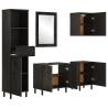 5 Piece Bathroom Cabinet Set - Solid Mango Wood - Stylish Storage