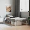 Metal Bed Frame White 90x190 cm Single | Durable & Elegant