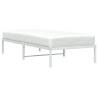 Metal Bed Frame White 90x190 cm Single | Durable & Elegant