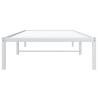 Metal Bed Frame White 90x190 cm Single | Durable & Elegant