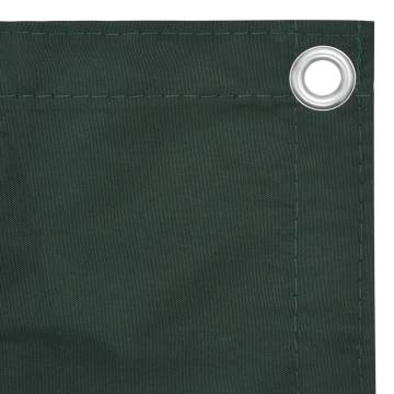 Balcony Screen Dark Green 90x600 cm – Privacy & UV Protection