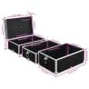 Make-up Case 37x24x40 cm - Black Aluminium | HipoMarket