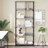 Bookshelf Grey Sonoma 78.5x33x188.5 cm Engineered Wood Colour grey sonoma Quantity in Package 1 Height 188.5 cm 