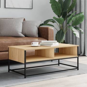 Elegant Sonoma Oak Coffee Table | 100x51x40 cm - Hipomarket