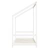 Kids Bed Frame White 80x160 cm - Solid Pine Wood Design