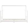 Kids Bed Frame White 90x200 cm | Solid Wood Pine - HipoMarket