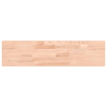 Solid Wood Beech Wall Shelf 80x20x4 cm - Functional Decor