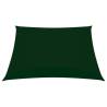 Sunshade Sail Oxford Fabric 4x4m Dark Green - Hipomarket