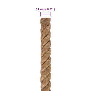 100% Jute Rope 12 mm 100 m - Durable & Versatile | Hipo Market