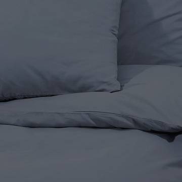 Duvet Cover Set Anthracite 200x220 cm - Soft Cotton Bedding