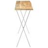 Console Table with Live Edge - Solid Wood Mango | Hipomarket