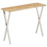 Console Table with Live Edge - Solid Wood Mango | Hipomarket