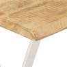 Console Table with Live Edge - Solid Wood Mango | Hipomarket