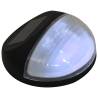 Outdoor Solar Wall Lamps LED - 12 pcs Round Black | HipoMarket