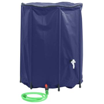 Collapsible 1350L Water Tank with Tap - Durable PVC Storage