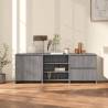 3 Piece Sideboard Grey Sonoma Engineered Wood Colour grey sonoma Quantity in Package 3 