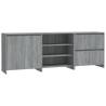 3 Piece Grey Sonoma Sideboard - Stylish & Practical Storage