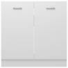 Sink Bottom Cabinet White 80x46x81.5 cm | Hipomarket UK