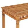 Garden Dining Table 120x65x80 cm - Solid Teak Wood