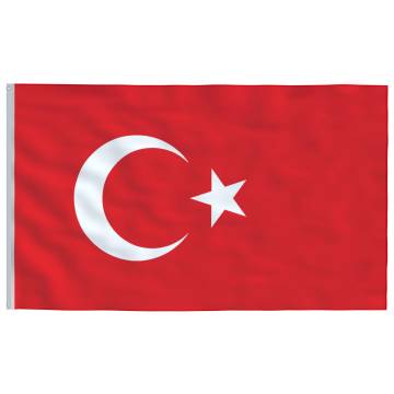 Turkey Flag 90x150 cm - Vibrant & Durable Polyester Flag