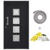 Elegant Anthracite Front Door 98x208 cm - Secure & Stylish