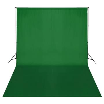 Backdrop Support System 500x300 cm Green for Photographers