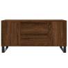 Stylish Brown Oak Coffee Table | 102x44.5x50 cm | Hipomarket