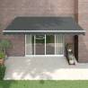 Retractable Awning Anthracite 4x3 m Fabric and Aluminium Colour anthracite Size 4 x 3 m Quantity in Package 1 