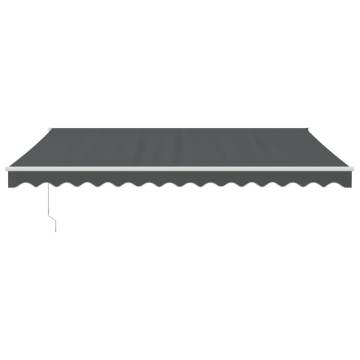 Retractable Awning 4x3m Anthracite | Durable & Stylish Patio Shade