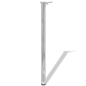 Adjustable Chrome Table Legs – Set of 4 | Hipo Market