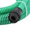 Suction Hose with PVC Connectors Green 1" 7 m - Durable & Efficient