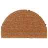 Natural Half Round Coir Door Mat 50x80 cm - Durable & Non-Slip