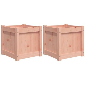 Garden Planters 2 pcs Solid Wood Douglas | HipoMarket