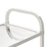 Stainless Steel 2-Tier Kitchen Trolley - Stylish & Functional