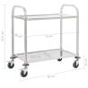 Stainless Steel 2-Tier Kitchen Trolley - Stylish & Functional