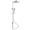 SCHÜTTE SILVER RAIN Overhead Shower Set - Chrome Style