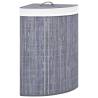 Bamboo Corner Laundry Basket Grey 60 L Colour grey Quantity in Package 1 