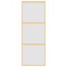 Sliding Door Gold 76x205 cm - Frosted ESG Glass & Aluminium